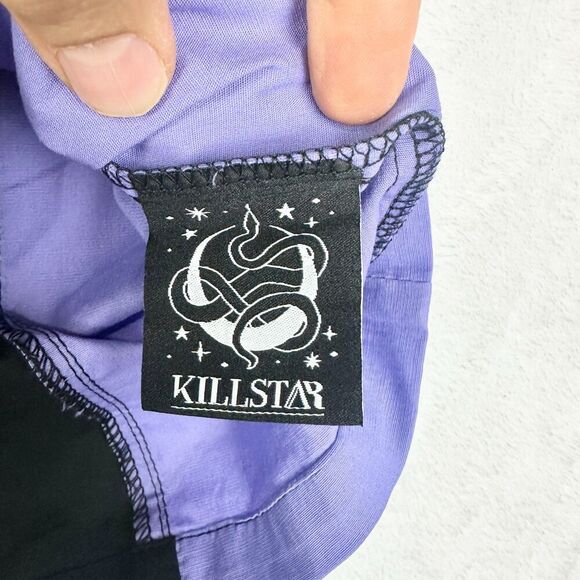 Killstar x Vince Ray Kon Tiki Bowling Shirt Size XS NEW Goth Emo Grunge Skater - Picture 8 of 9